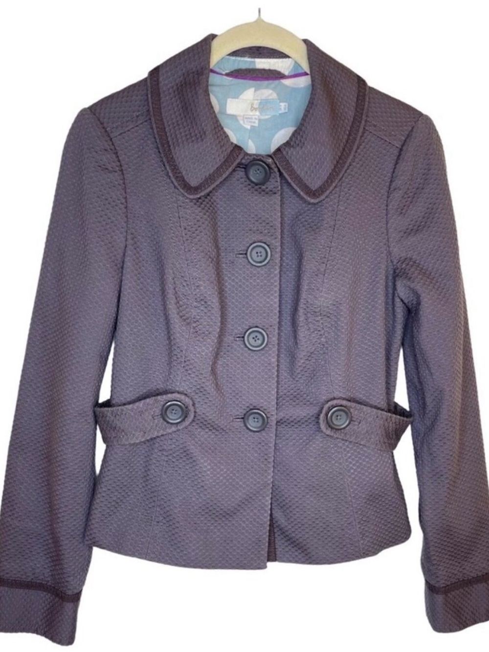 Boden Textured Tailored Jacket – US 4 (EUC) - Picture 2 of 11